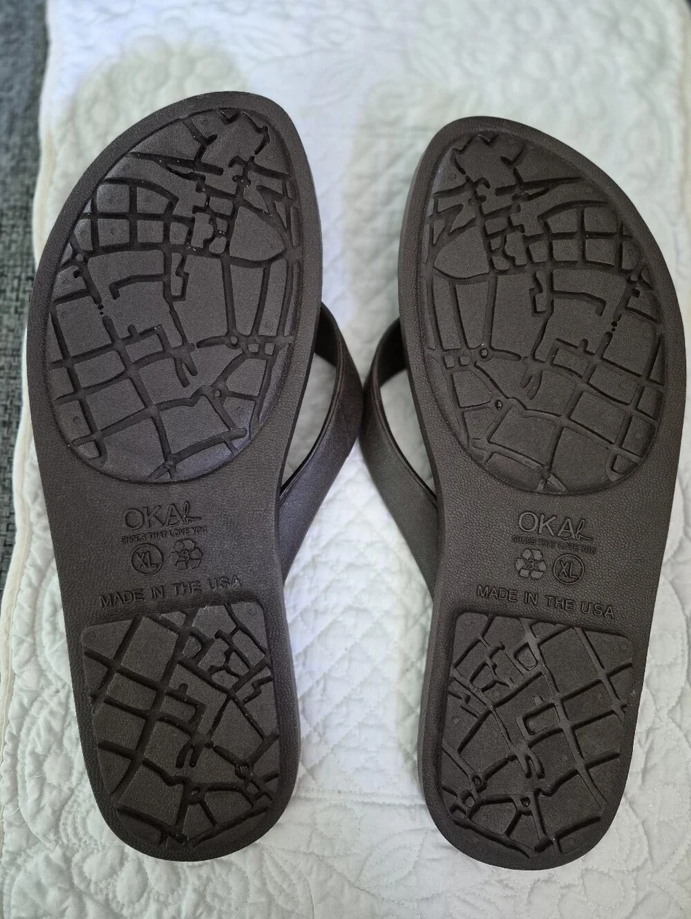 Oka B Men’s XL Sz 10-11 Flip Flops Sandals